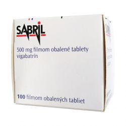Сабрил (Вигабатрин) таблетки 500мг №100 (100 таблеток) в Артёме и области фото