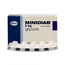 Минидиаб (Глипизид, аналог Мовоглекена) 5мг №30 в Артёме и области фото